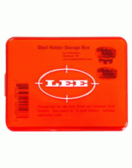 Lee Shellholder Storage Box - Empty Red Plastic