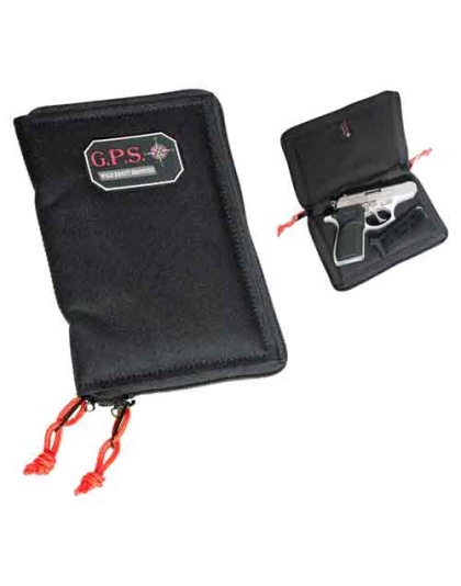 Gps Pistol Sleeve Medium - Lockable Zipper Black Nylon