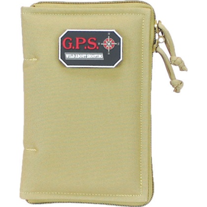 Gps Pistol Sleeve Medium - Lockable Zipper Tan Nylon