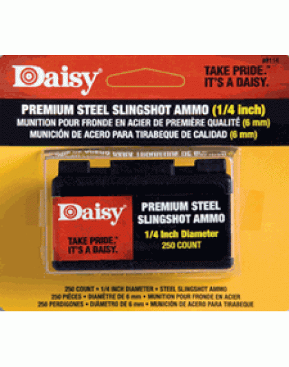 Daisy Slingshot Ammuntion - 1-4" Steel 250-pack