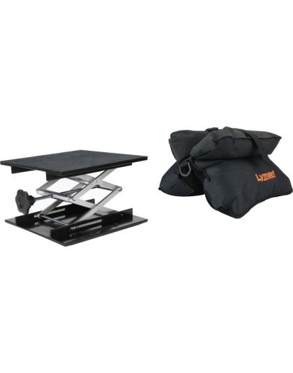 Lyman Shooting Bench Bag Jack - & Match Bag Combo