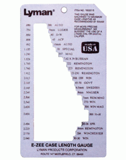 Lyman Trim-to-length Case - Gauge