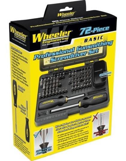 Wheeler Screwdriver Kit 72-pc - Professional Gunsmithing