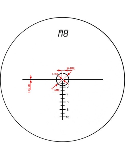 Konus Scope Konuspro El30 30mm - 4-16x44 10-changeable Reticles