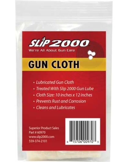 Slip 2000 Gun Cleaning Cloth - 10"x12"