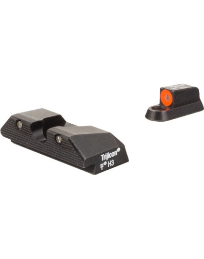 Trijicon Night Sight Set Hd - Orange Outline Cz P10w-optics