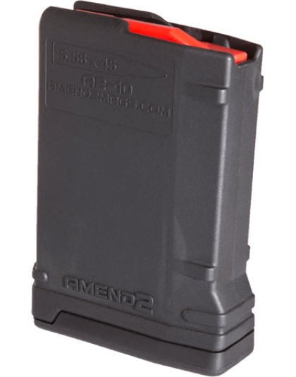 Amend2 Ar-15 Magazine 5.56x45 - 10 Rd Polymer Black