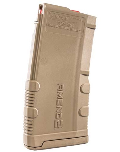 Amend2 Ar-15 Magazine 5.56x45 - 20rd Polymer Fde