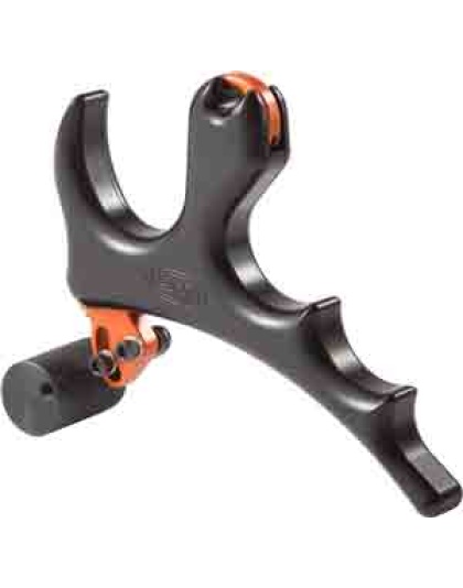 Hot Shot Archery Vapor Release - 4 Finger Black W-silent Triggr