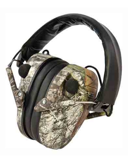 Caldwell E-max Ear Muff Low- - Profile Electronic Mobu Camo