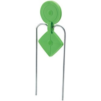 Champion Dura-seal Target 4.5" - Double Gong Round-diamond Grn